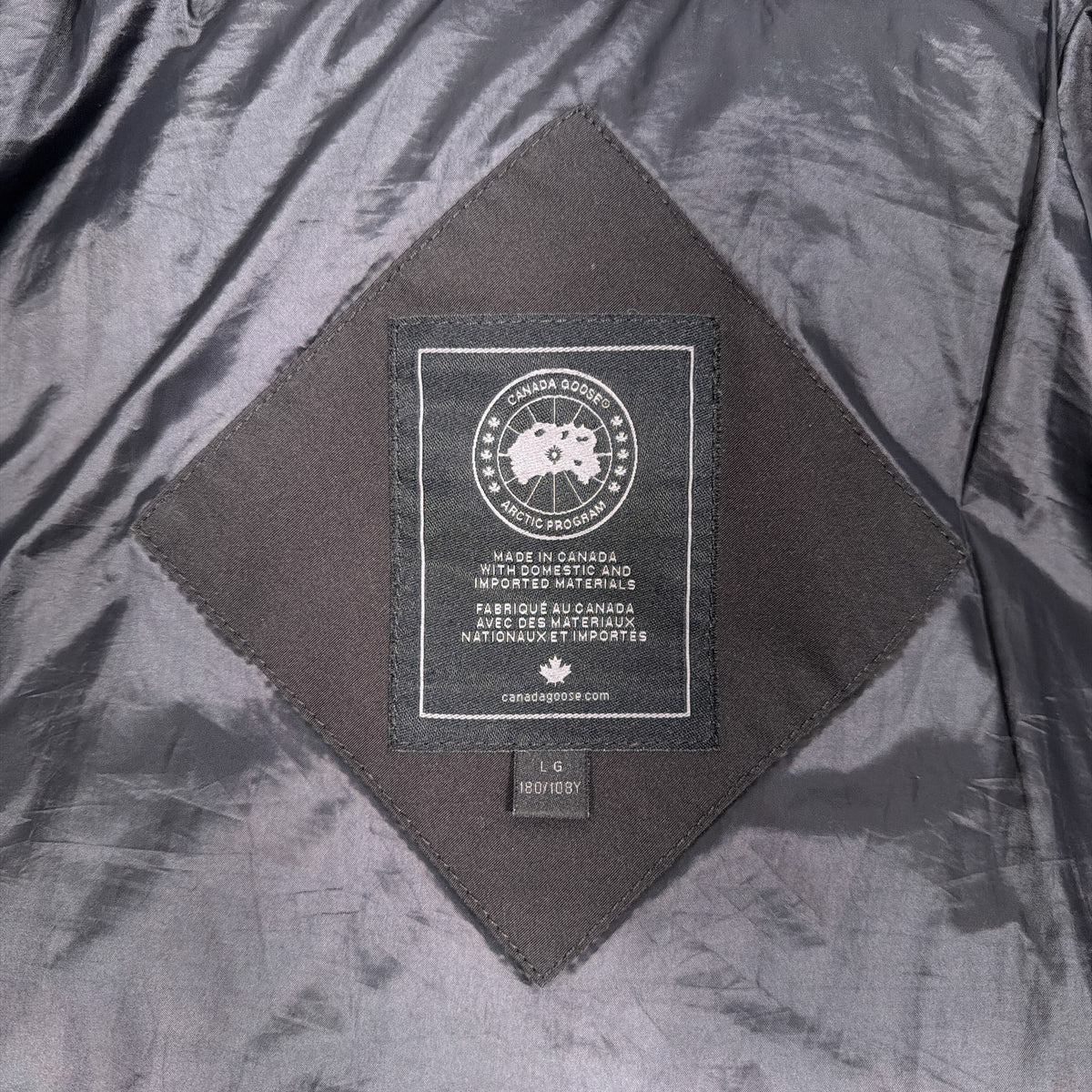 Wyndham Parka Heritage Black Label - Black Large (Pre Owned) | Canada Goose