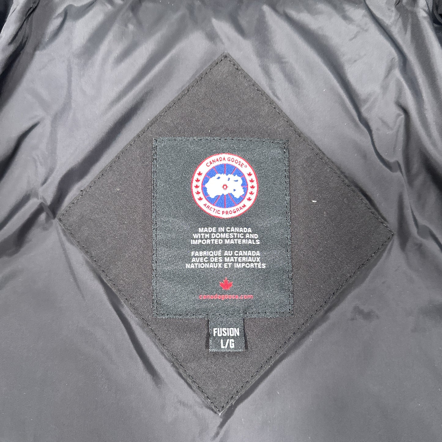 Wyndham Parka Heritage - Black L Fusion (Pre Owned) | Canada Goose