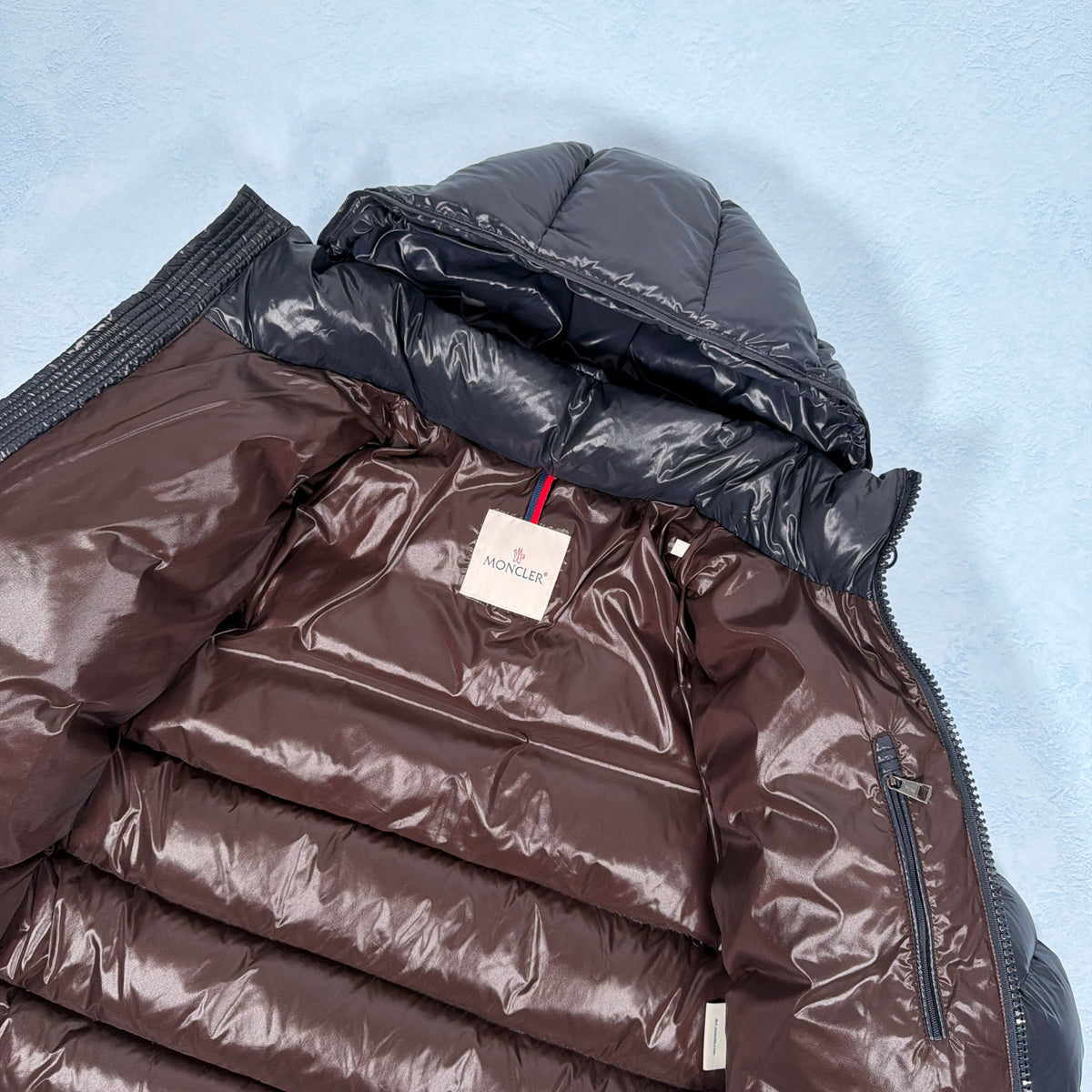 Maya Down Jacket - Navy S/M (Pre Owned) | Moncler