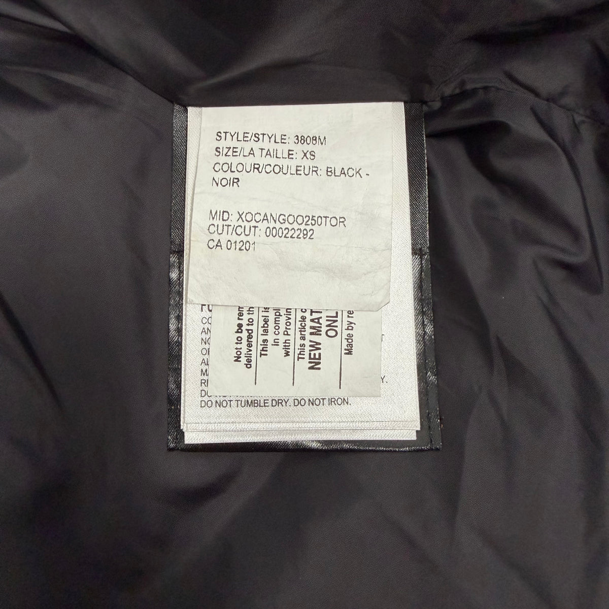 Wyndham Parka Heritage - Black XS (Pre Owned) | Canada Goose