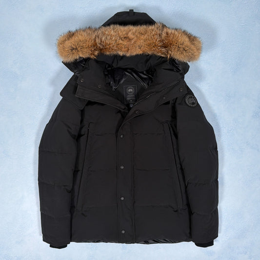 Wyndham Parka Heritage Black Label - Black Large (Pre Owned) | Canada Goose