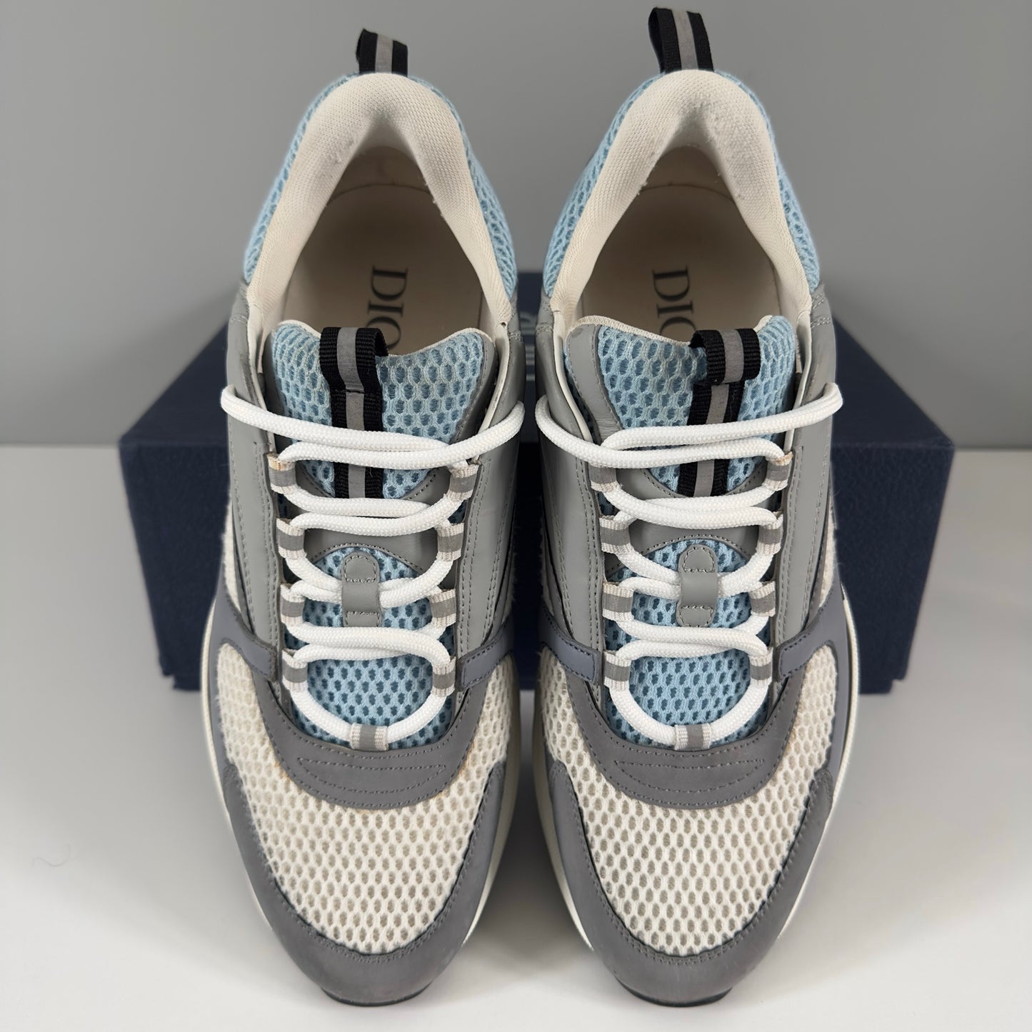 Dior B22 Trainers - White Blue UK 11