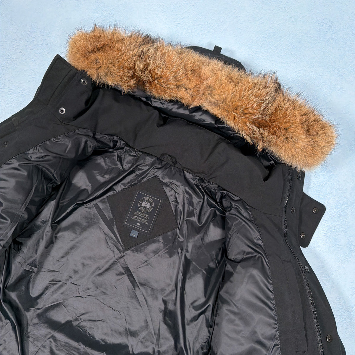 Wyndham Parka Heritage Black Label - Black Large (Pre Owned) | Canada Goose