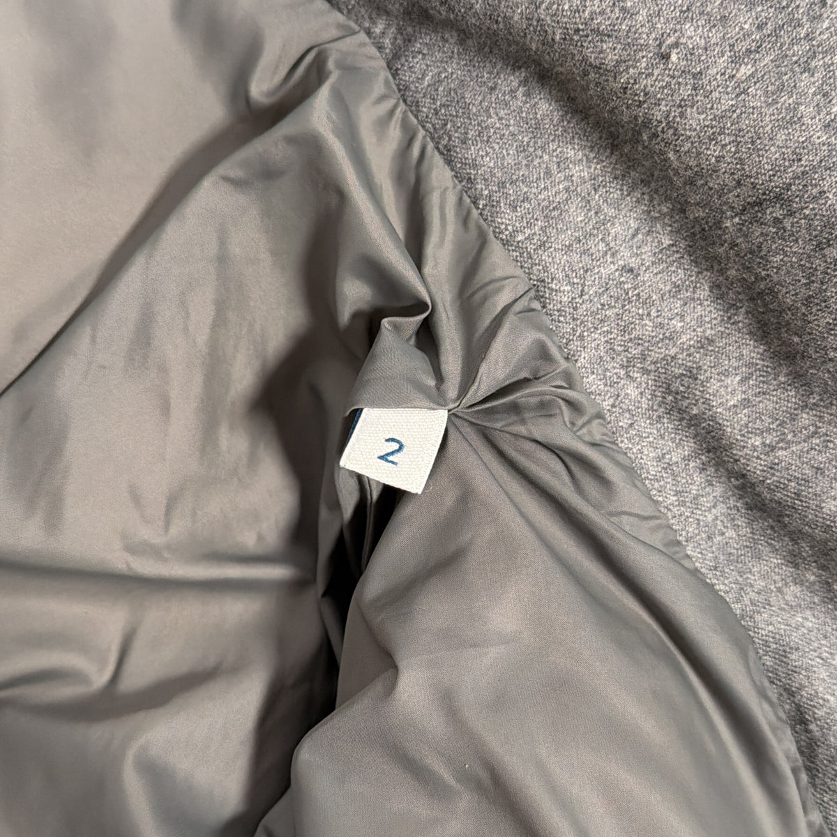 Montgenevre Down Jacket - Grey S/M (Pre Owned) | Moncler