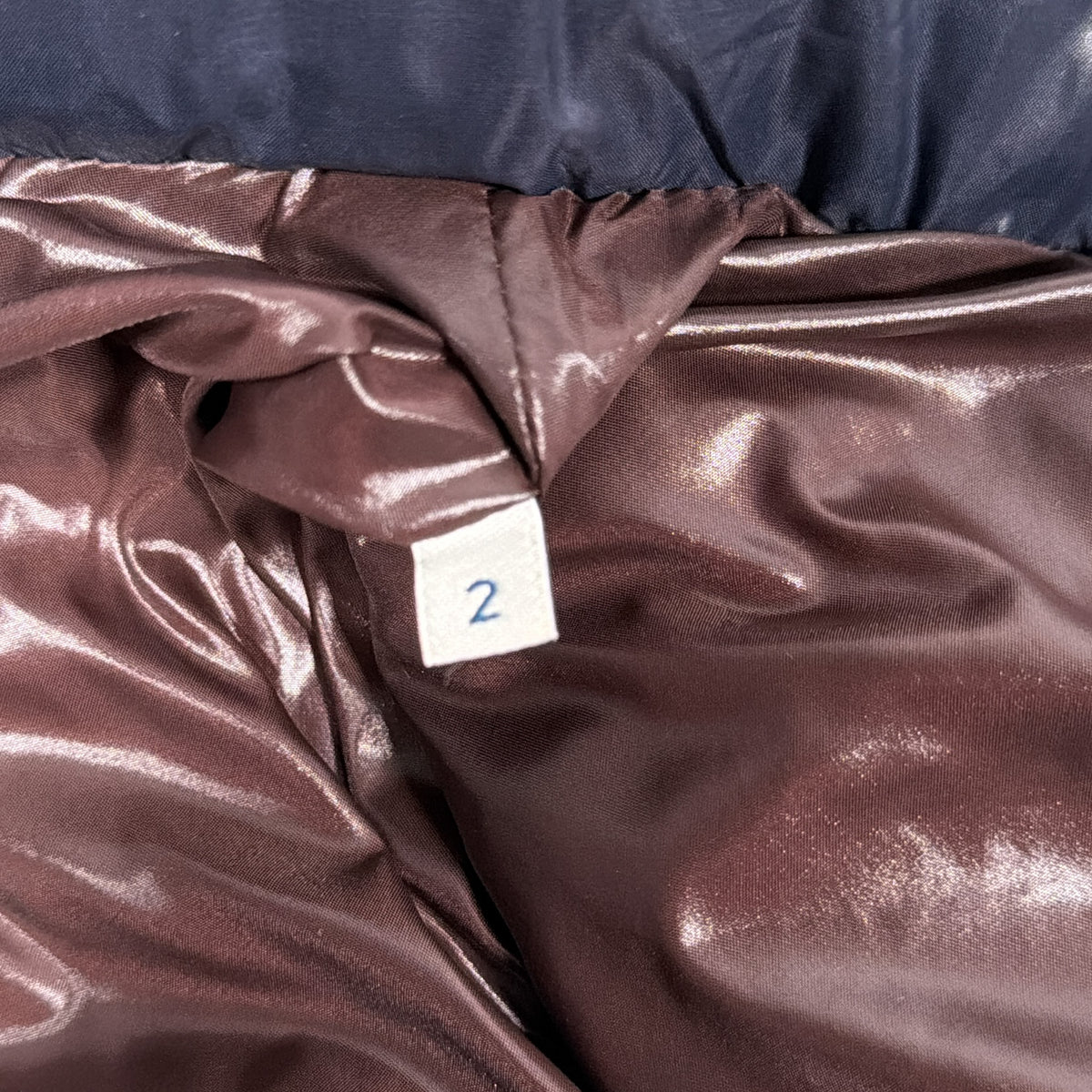 Maya Down Jacket - Navy S/M (Pre Owned) | Moncler
