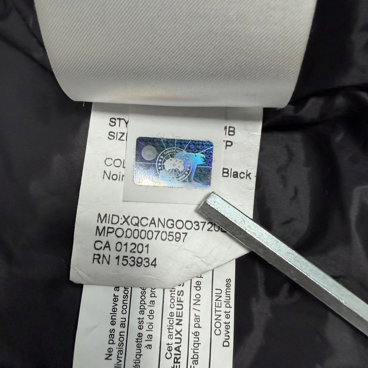 Wyndham Parka Heritage Black Label - Black XS (Pre Owned) | Canada Goose