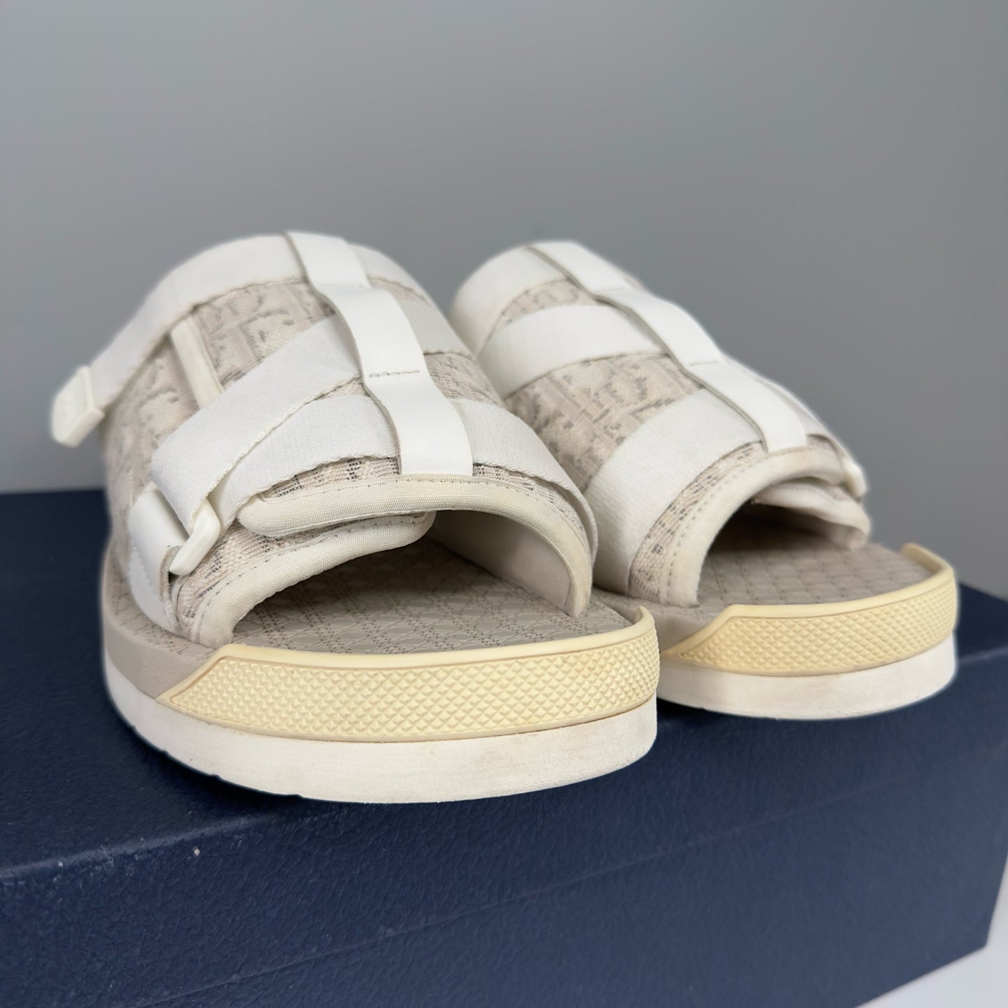 Dior Alpha Sliders - UK 9 Beige
