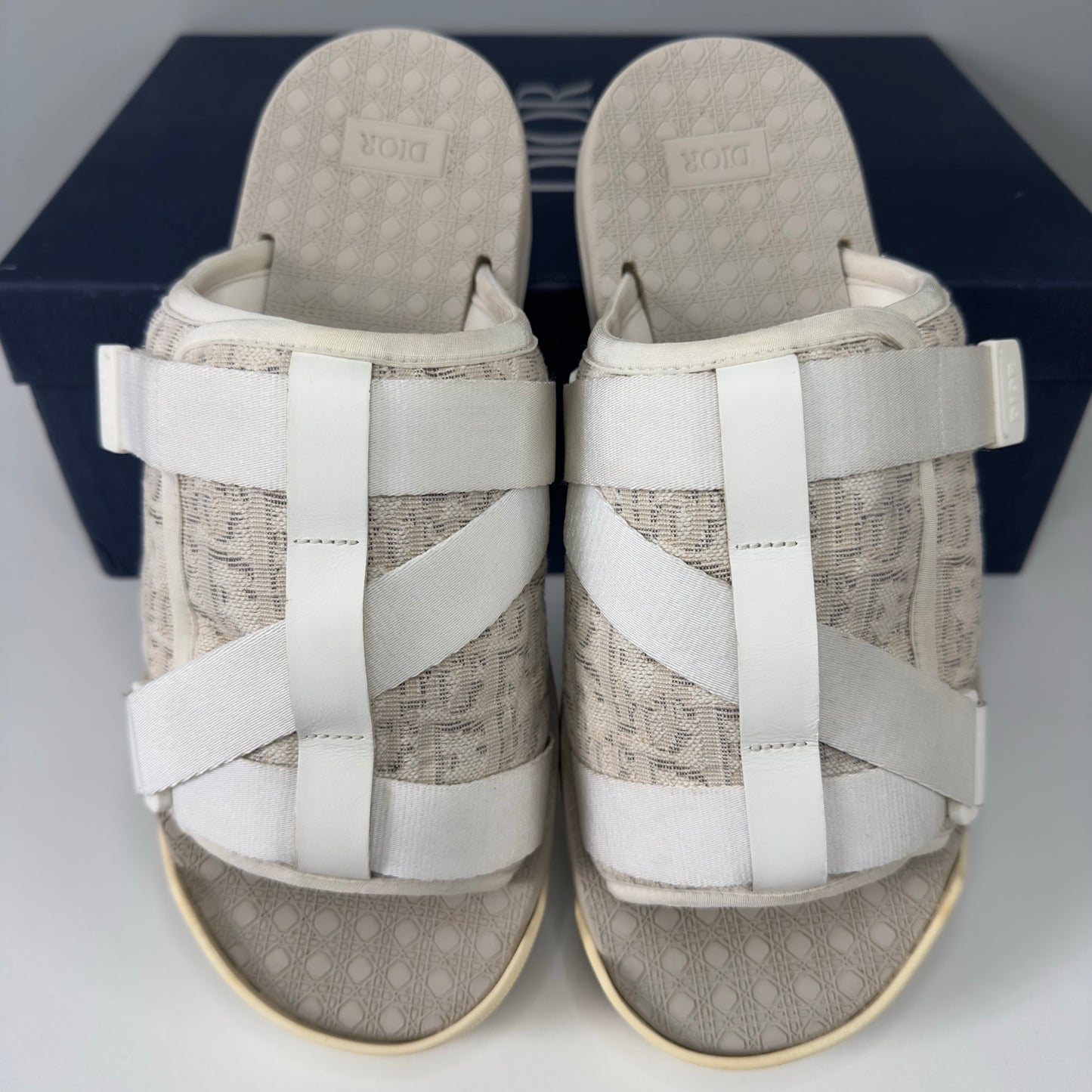 Dior Alpha Sliders - UK 9 Beige