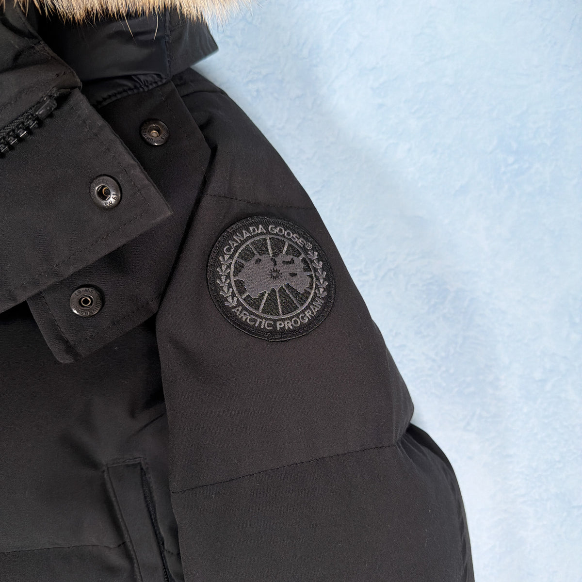 Wyndham Parka Heritage Black Label - Black Large (Pre Owned) | Canada Goose