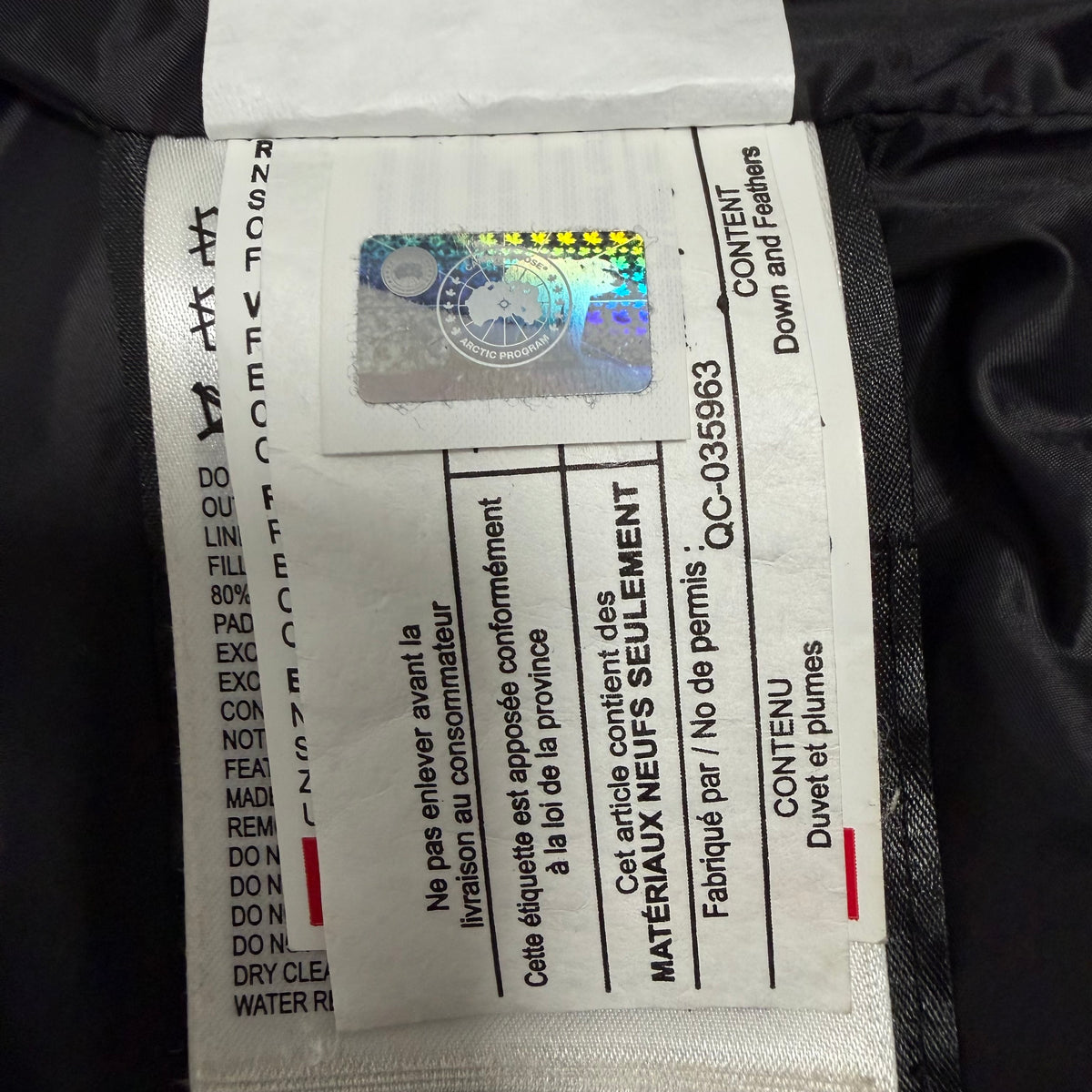 Wyndham Parka Heritage Black Label - Black Large (Pre Owned) | Canada Goose
