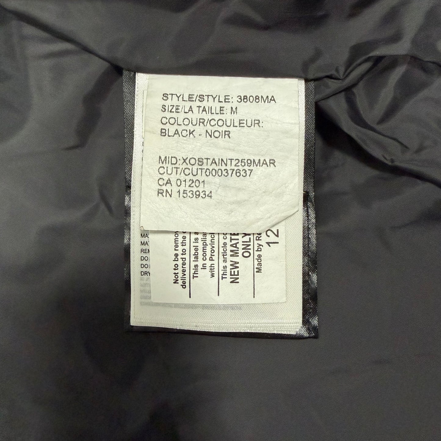 Wyndham Parka Heritage - Black M Fusion (Pre Owned) | Canada Goose