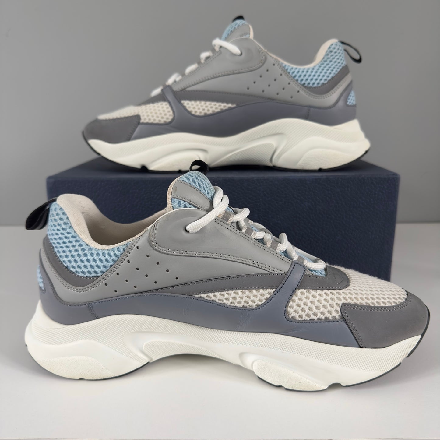 Dior B22 Trainers - White Blue UK 11