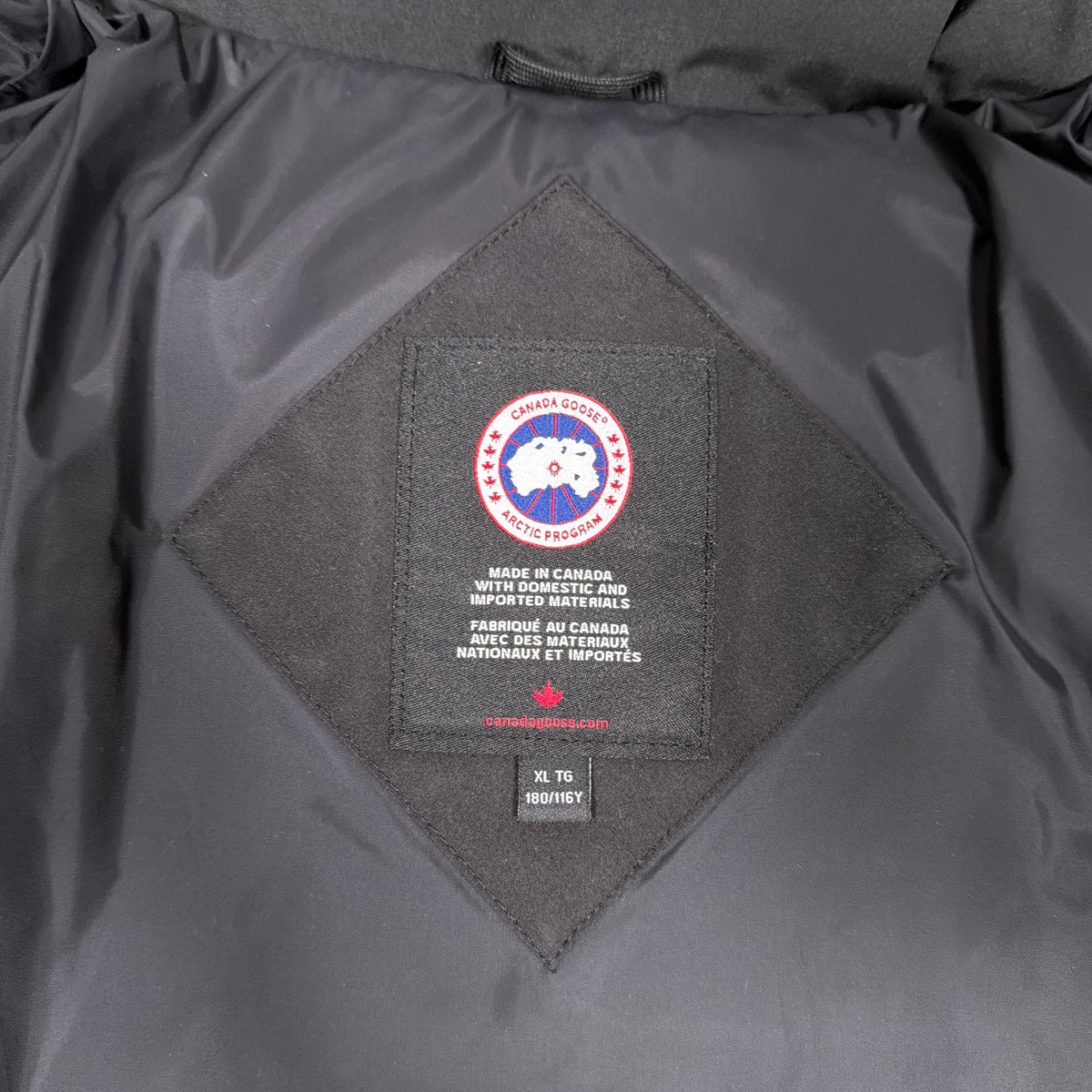 Wyndham Parka Heritage - Black XL (Pre Owned) | Canada Goose