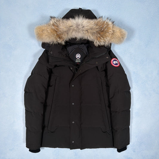Wyndham Parka Heritage - Black S (Pre Owned) | Canada Goose