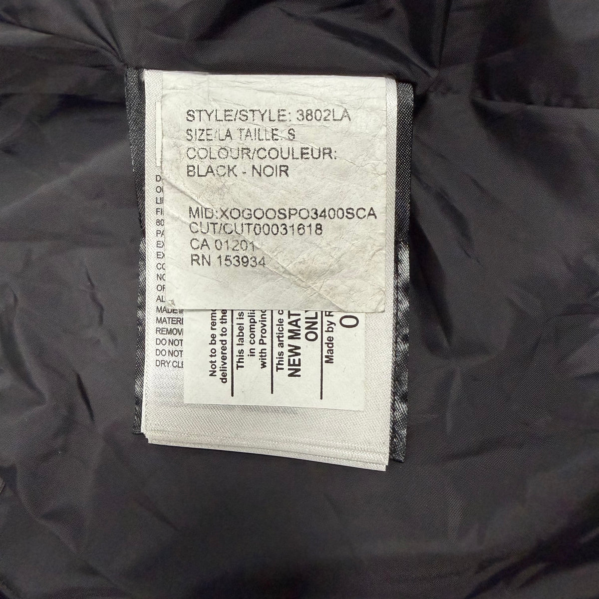 Shelburne Parka Heritage - Black Small F (Pre Owned) | Canada Goose