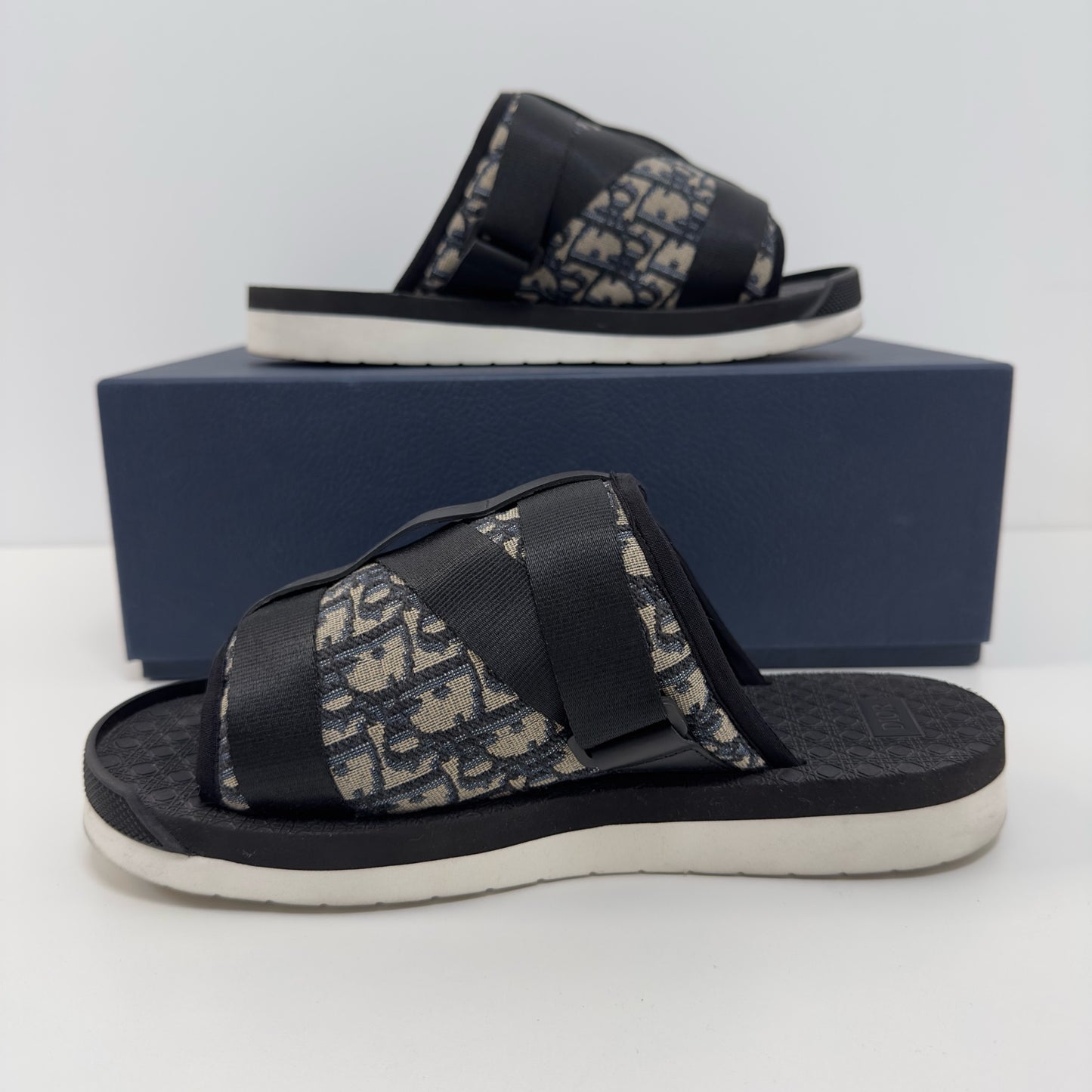 Dior Alpha Sliders - UK 8 Black
