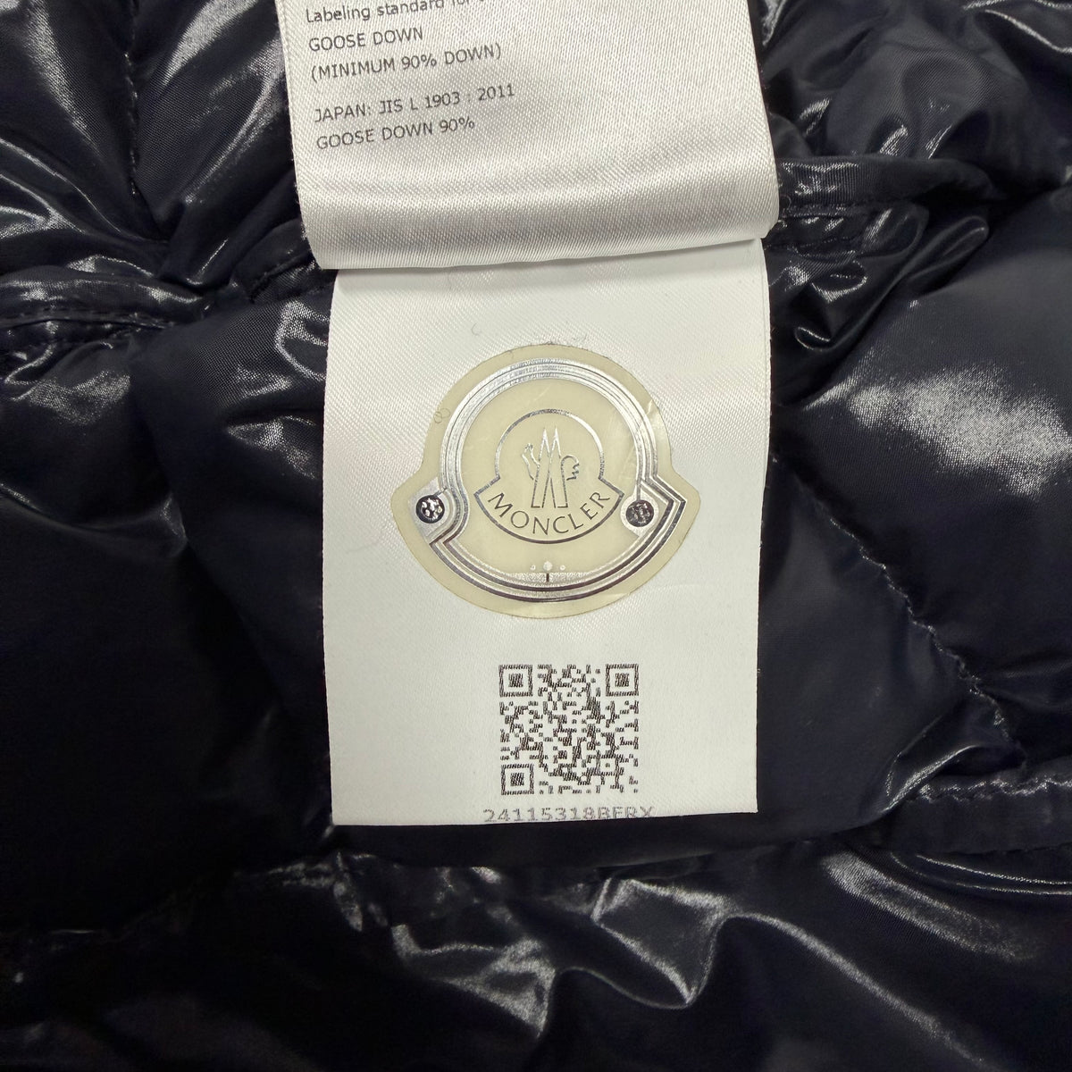 Alberic Down Jacket - Navy S/M (Pre Owned) | Moncler