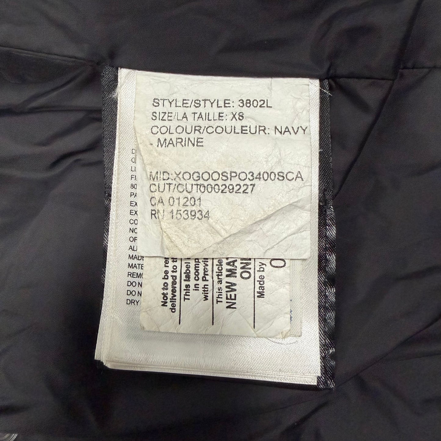 Shelburne Parka Heritage - Navy XS (Pre Owned) | Canada Goose