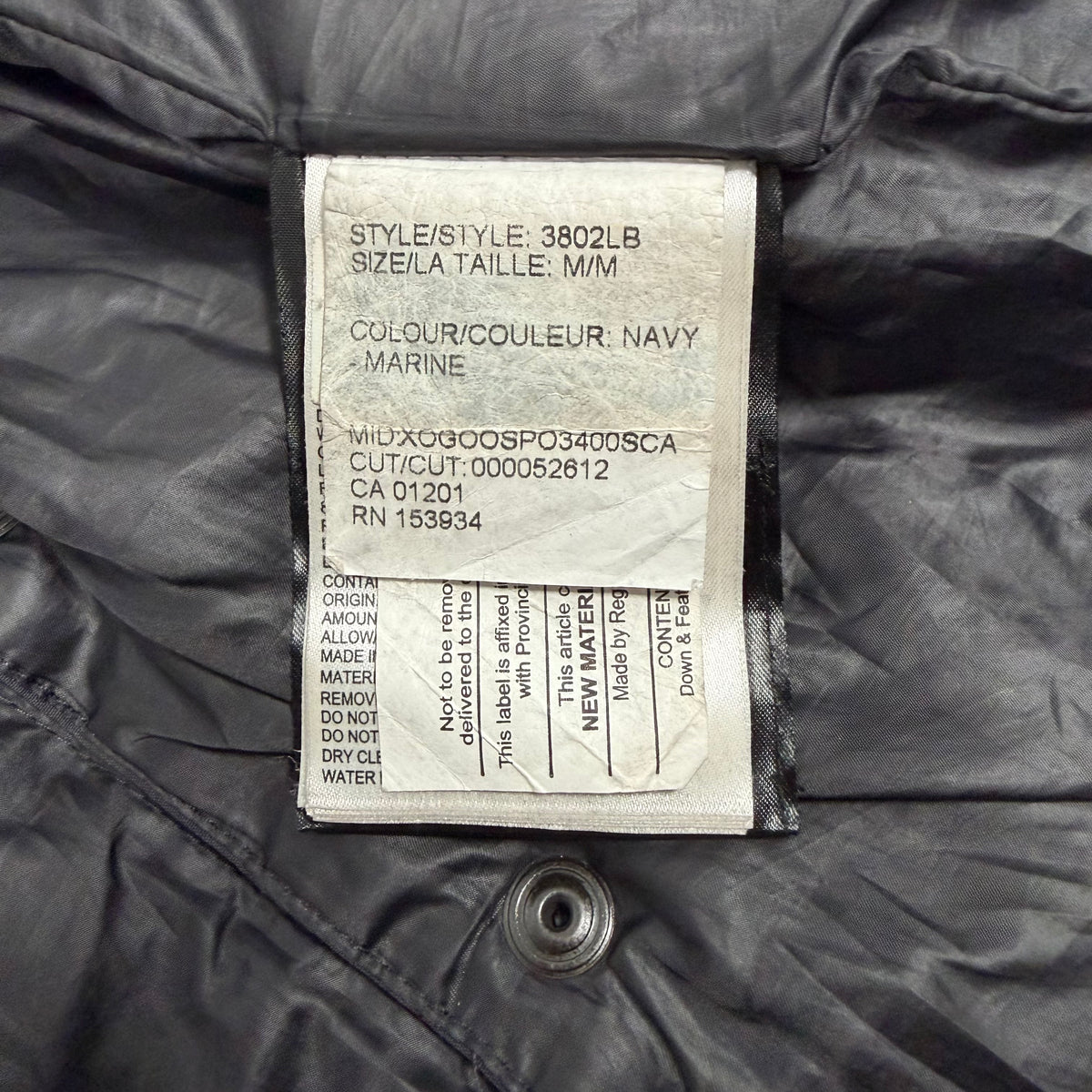 Shelburne Parka Heritage - Navy Black Label Medium (Pre Owned) | Canada Goose