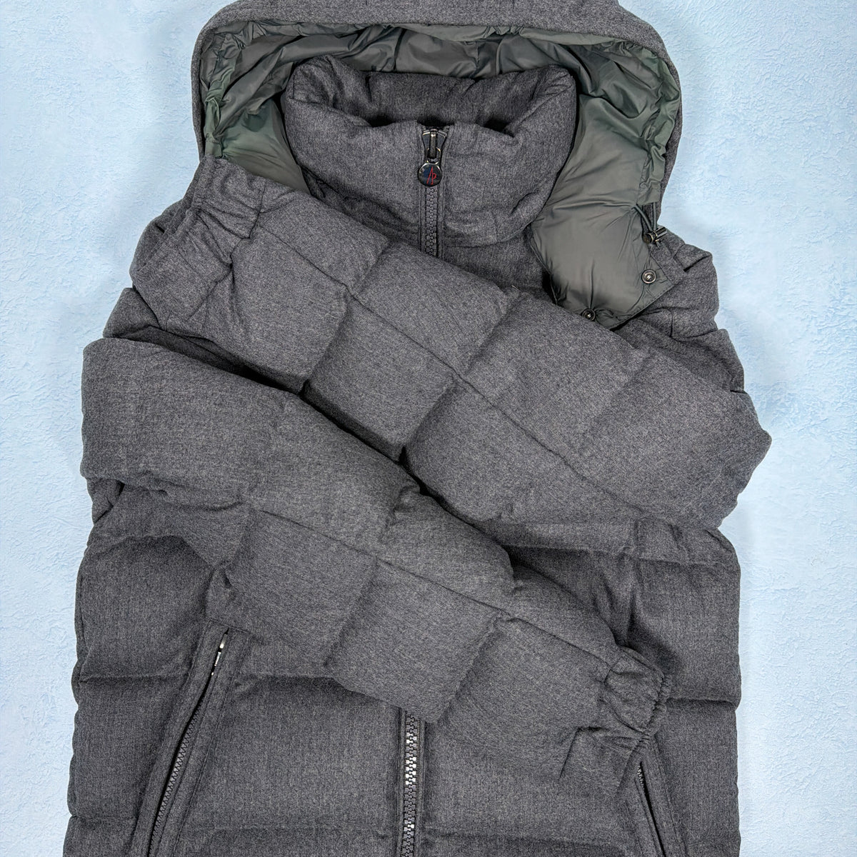 Montgenevre Down Jacket - Grey S/M (Pre Owned) | Moncler