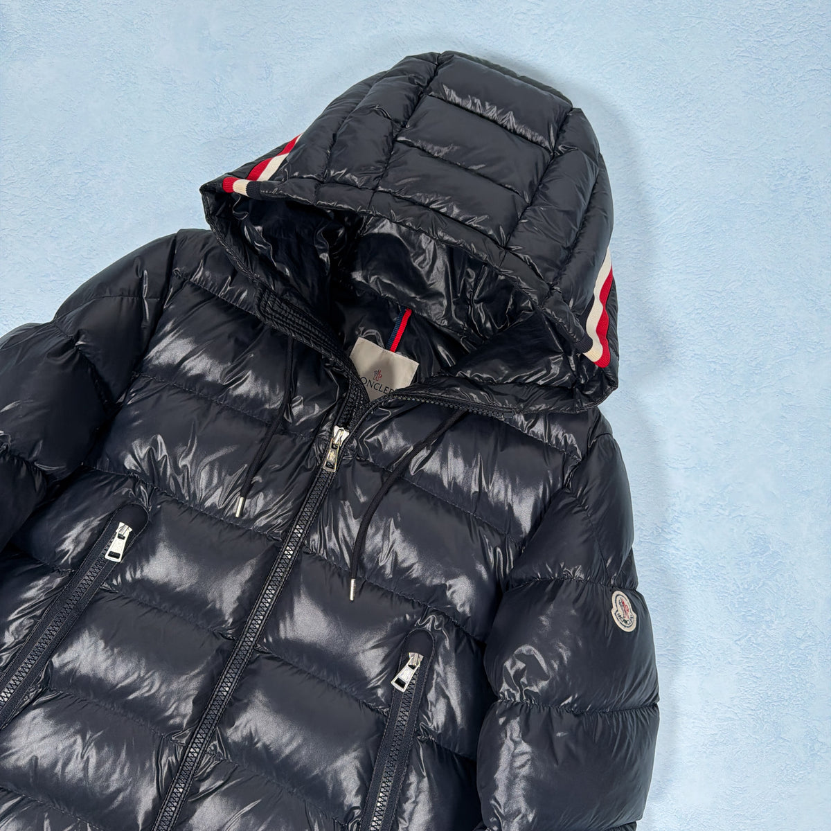 Alberic Down Jacket - Navy S/M (Pre Owned) | Moncler