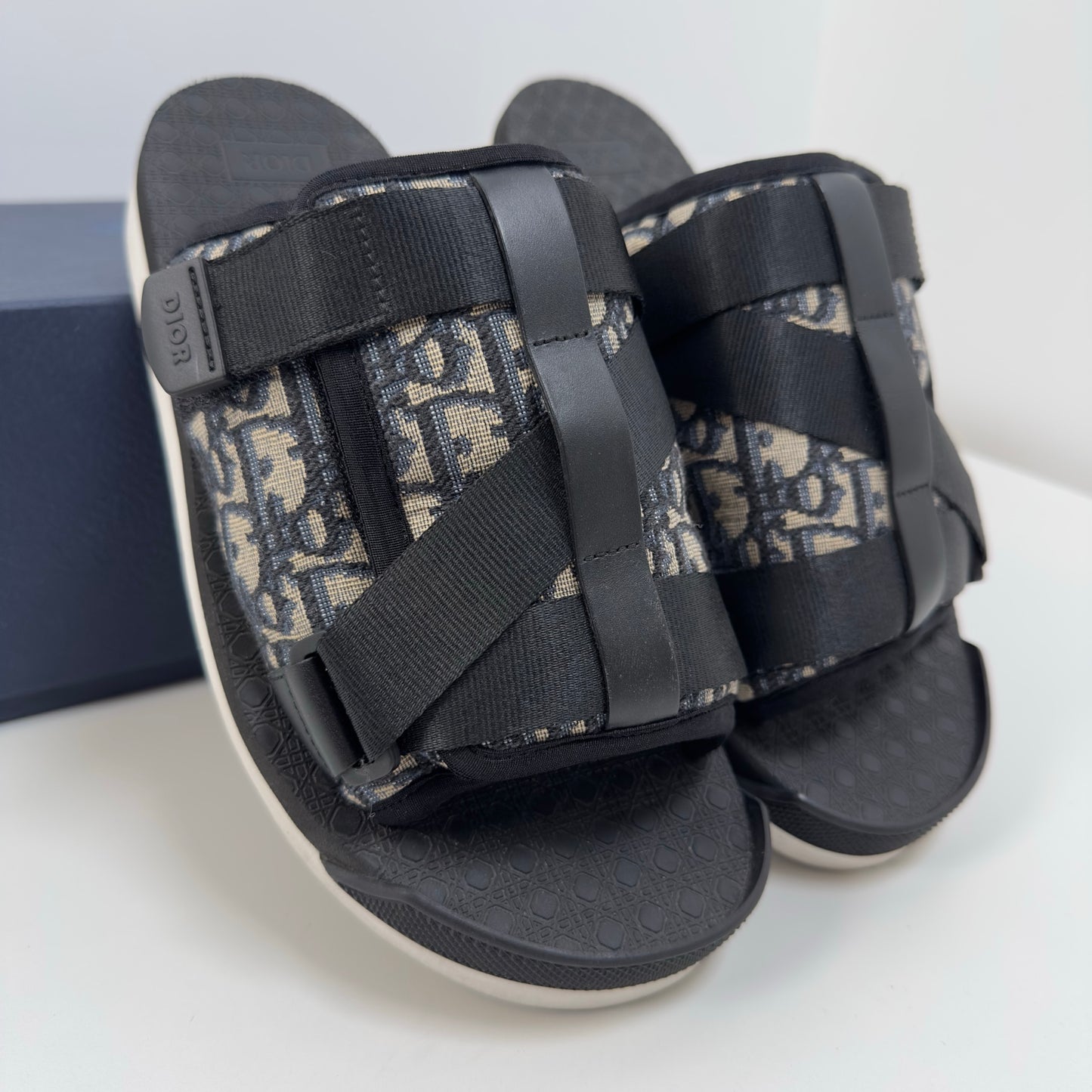 Dior Alpha Sliders - UK 8 Black