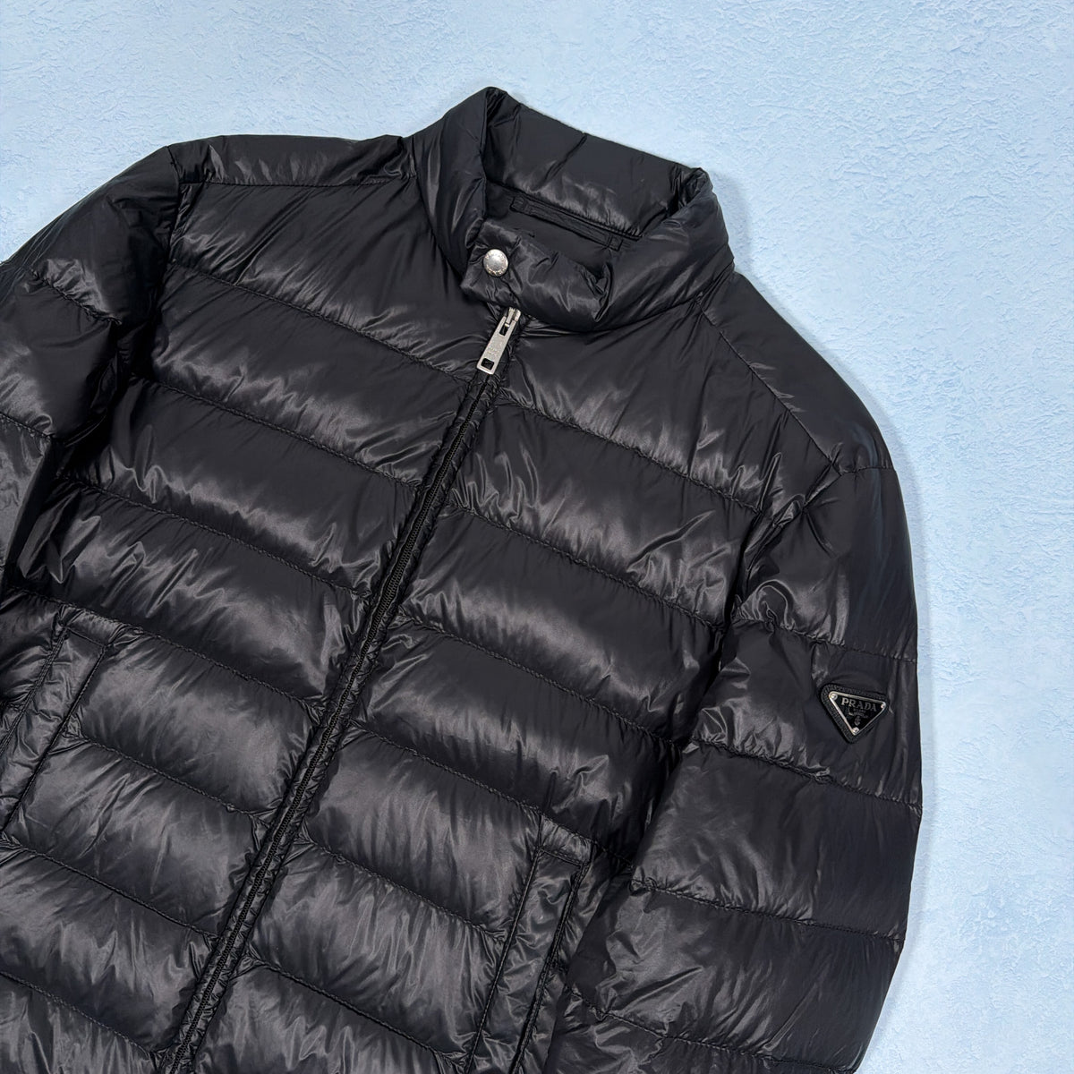 Prada Milano Down Jacket - Black Small (Pre Owned)