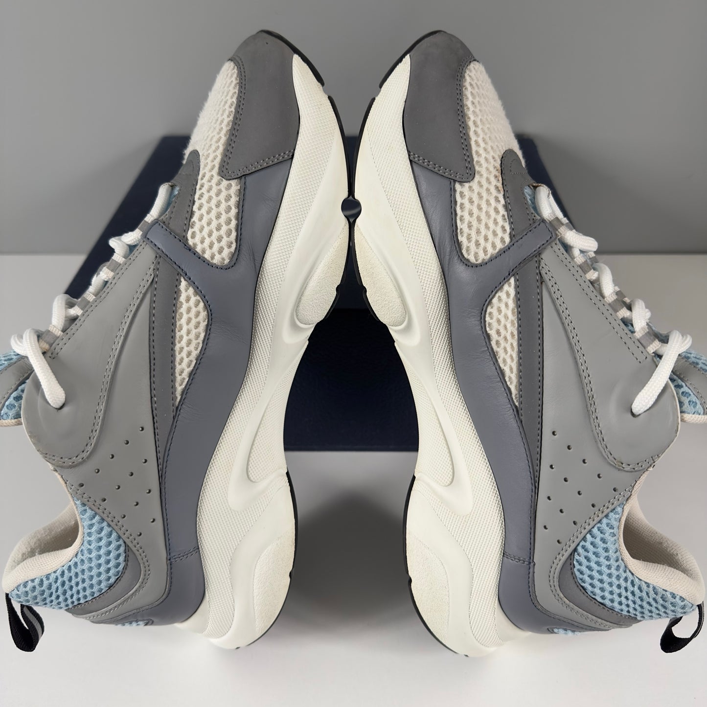 Dior B22 Trainers - White Blue UK 11