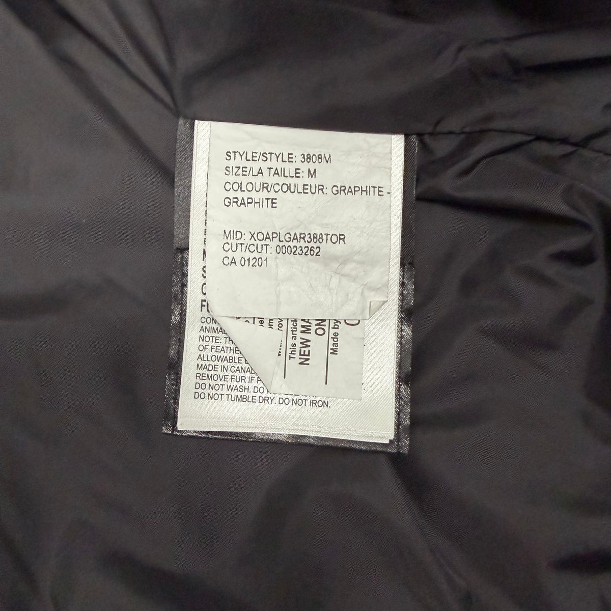Wyndham Parka Heritage - Graphite Medium (Pre Owned) | Canada Goose (Copy)