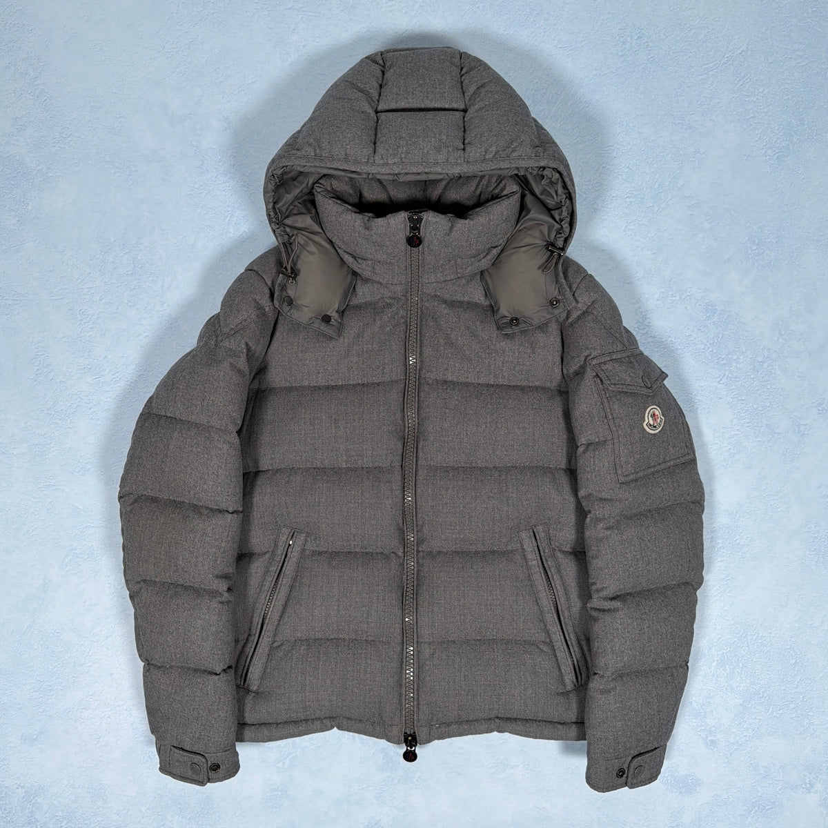 Montgenevre Down Jacket - Grey S/M (Pre Owned) | Moncler
