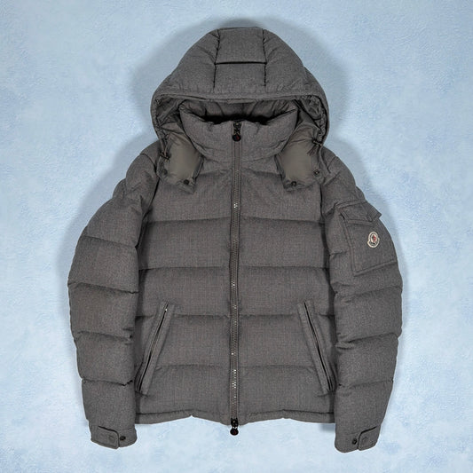 Montgenevre Down Jacket - Grey S/M (Pre Owned) | Moncler