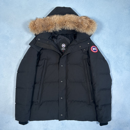 Wyndham Parka Heritage - Black L (Pre Owned) | Canada Goose