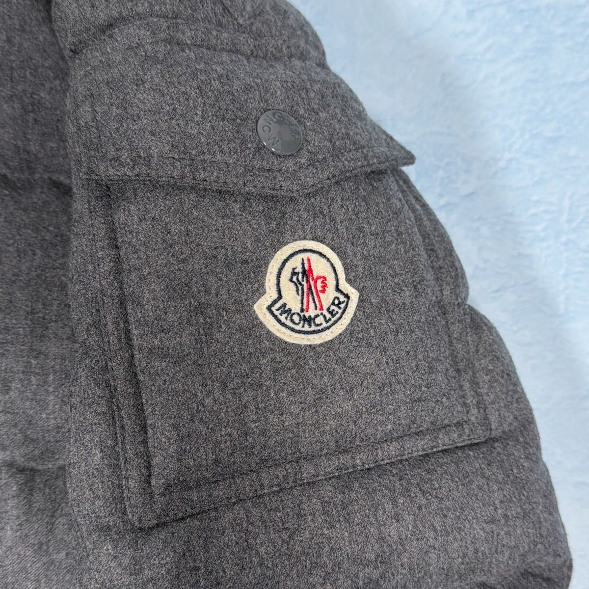 Montgenevre Down Jacket - Grey S/M (Pre Owned) | Moncler