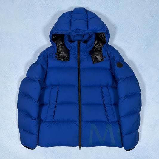 Wilms Down Jacket Black Badge - Blue Small (Pre-Owned) | Moncler