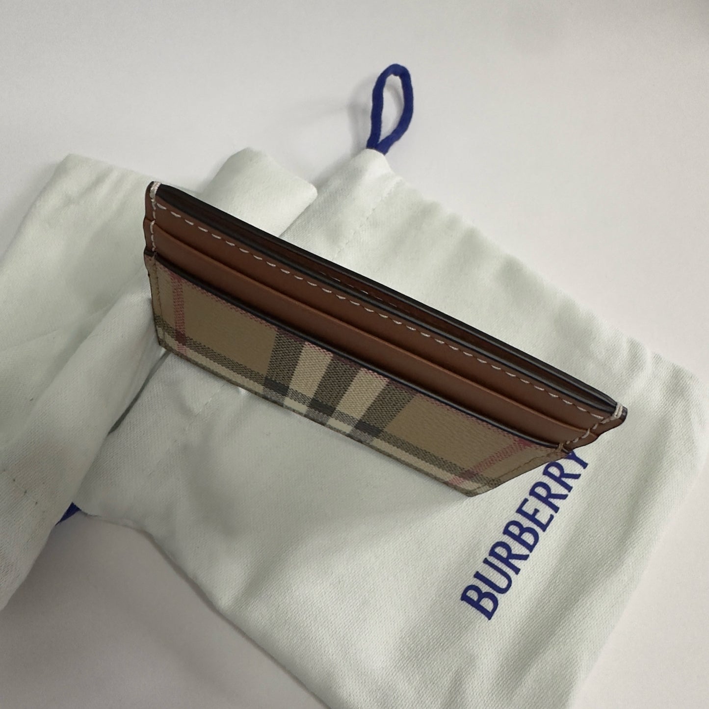 Burberry Check Card Holder