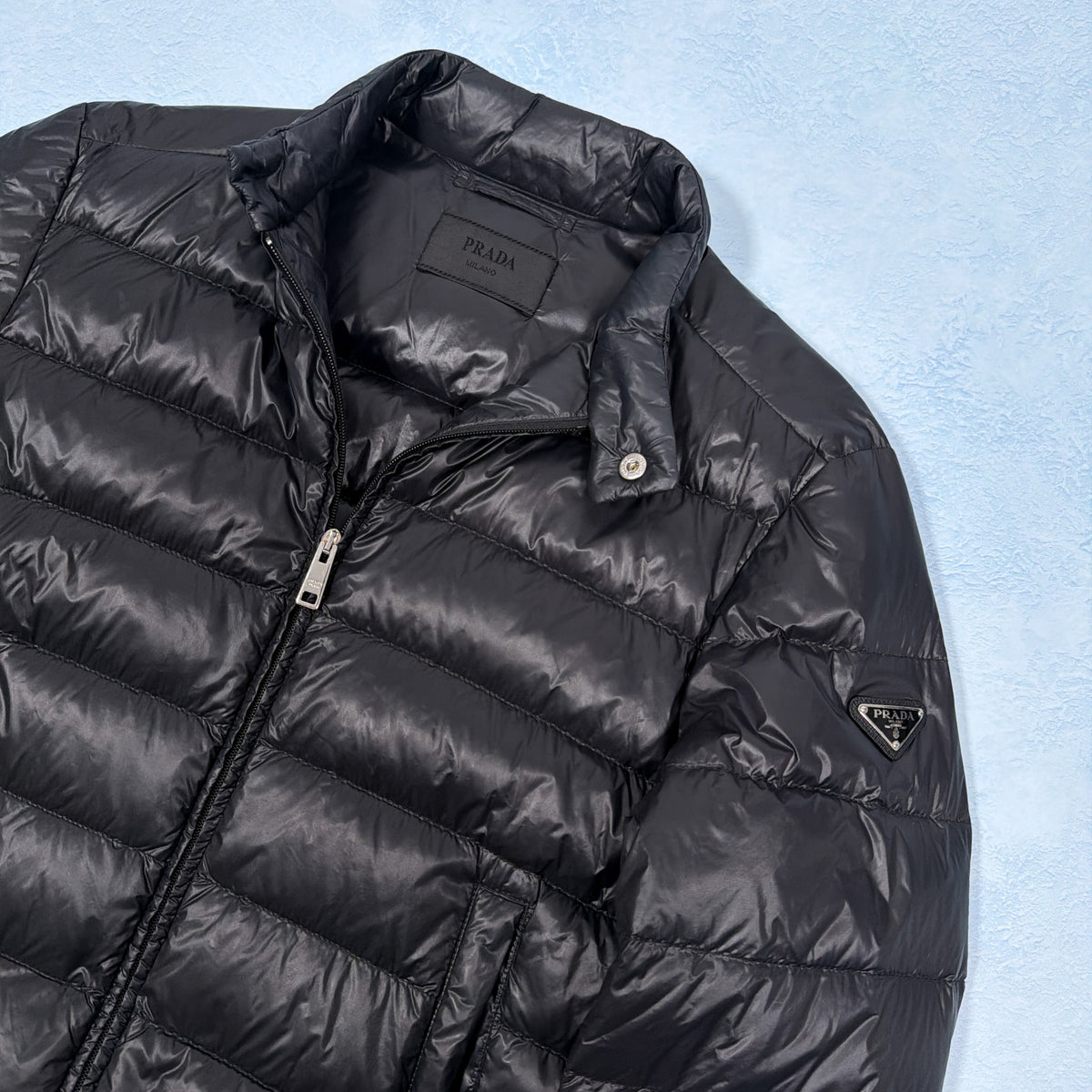 Prada Milano Down Jacket - Black Small (Pre Owned)